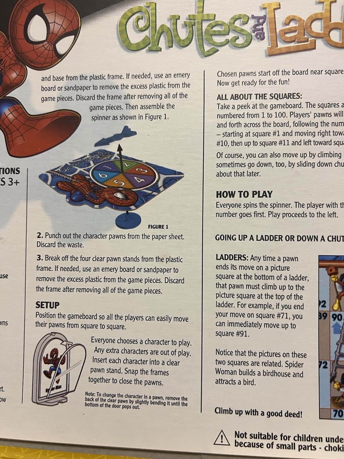 Marvel Super Hero Squad Chutes And Ladders (2008, Hasbro) Complete