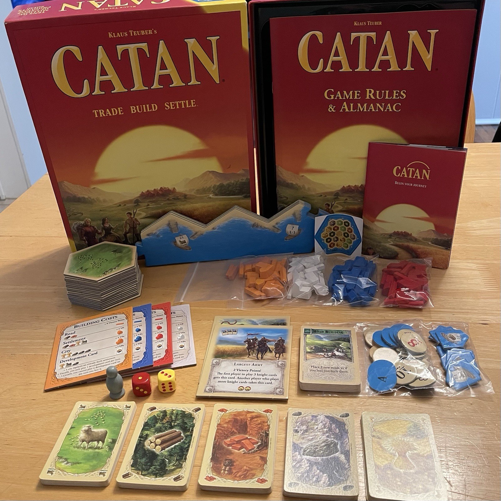 CATAN Klaus Teuber Trade Build Settle CN3071 Board Game Settlers 5th Edition