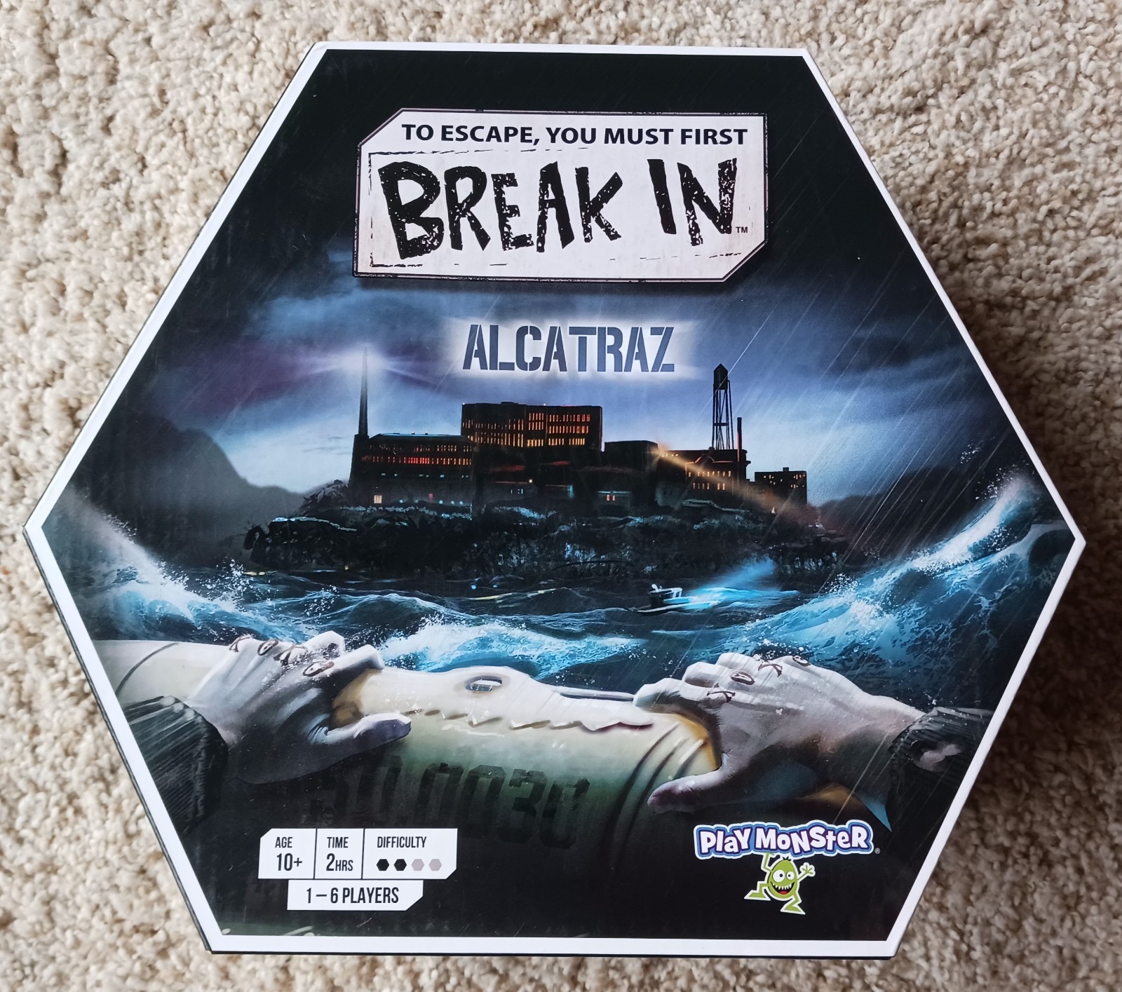 Break In Alcatraz Play Monster board game new sealed