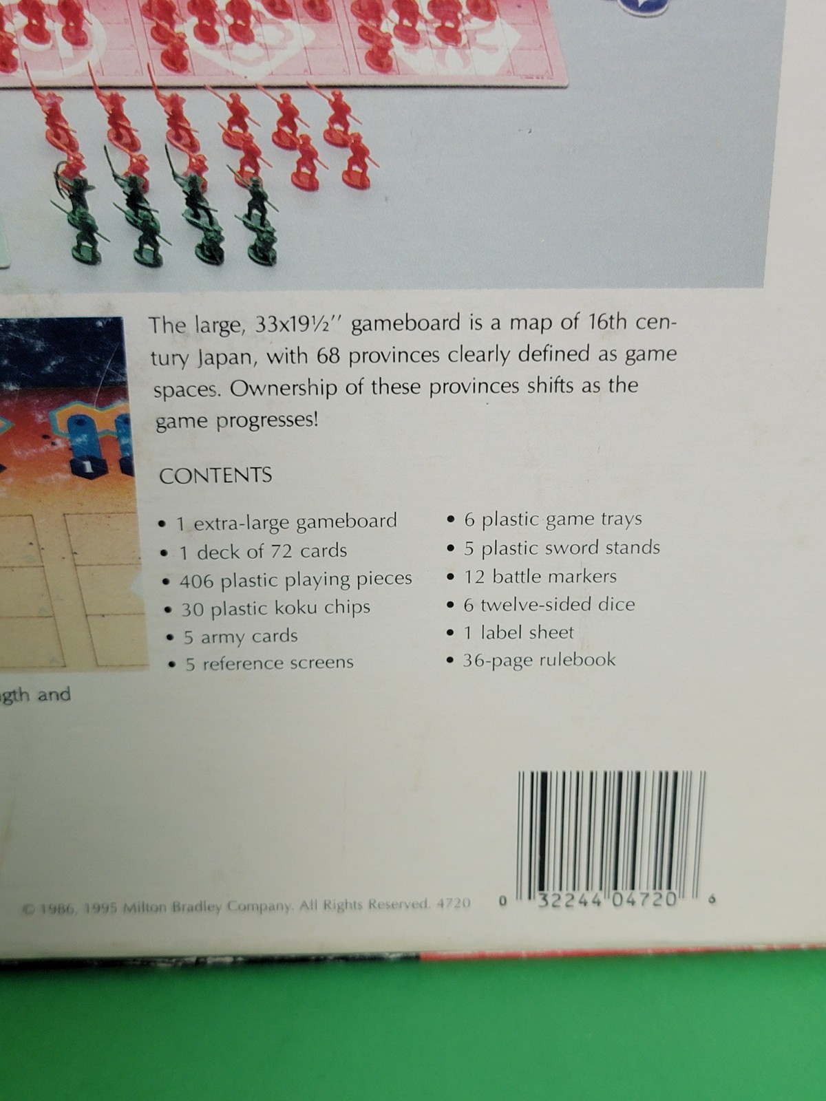Vintage 1995 Samurai Swords Board Game by Milton Bradley – Complete.