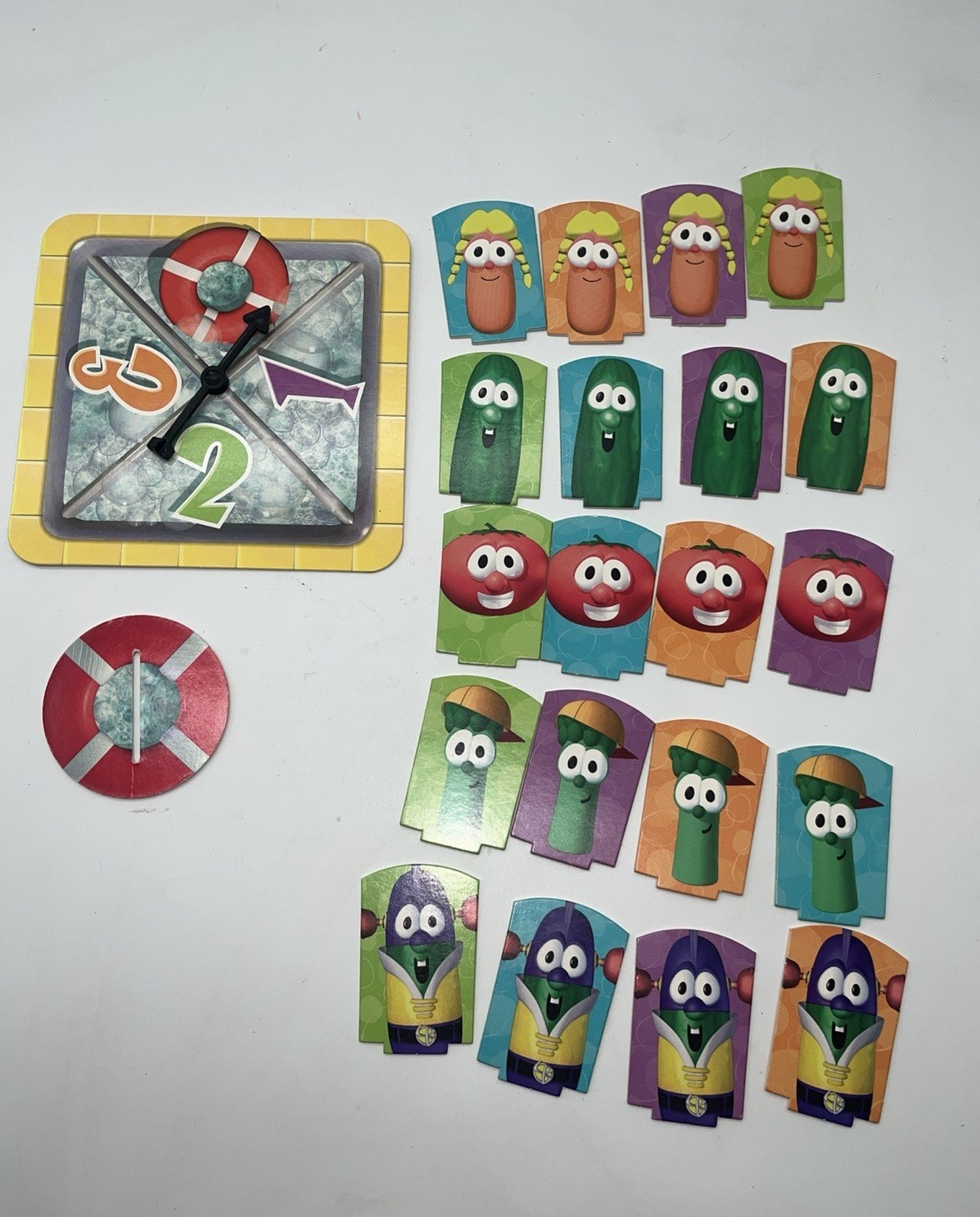 1999 Don’t Sink in the Sink! VeggieTales Board Game Big Ideas Veggie Tales