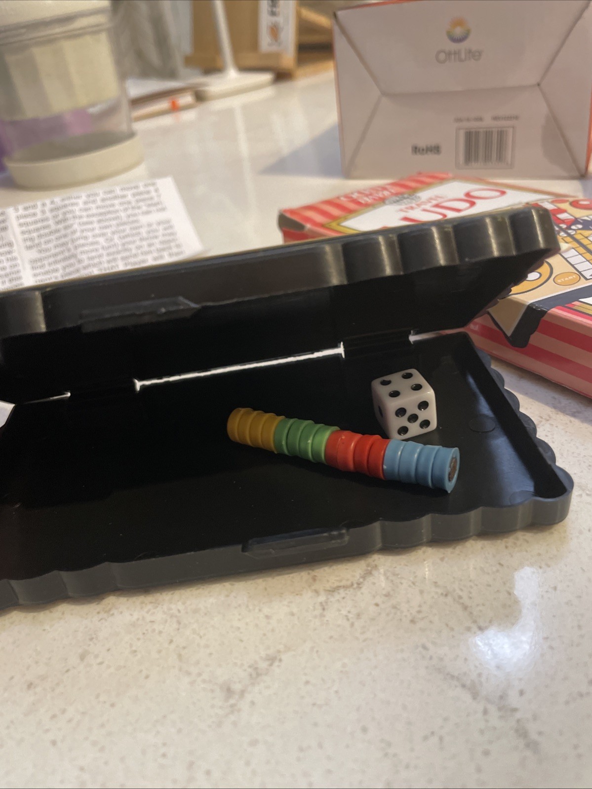 House of Marbles Ludo Magnetic Travel Game, Classic Family Board Game Mini