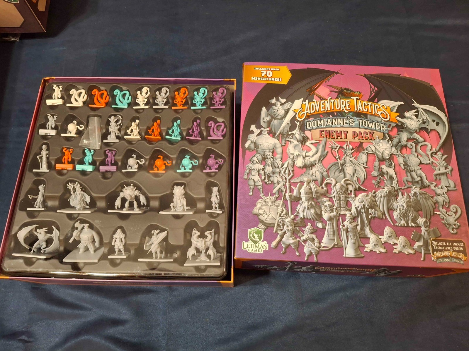 Adventure Tactics Big Box w/ Domianne’s Tower, Alchemy, playmats, minis, extras!