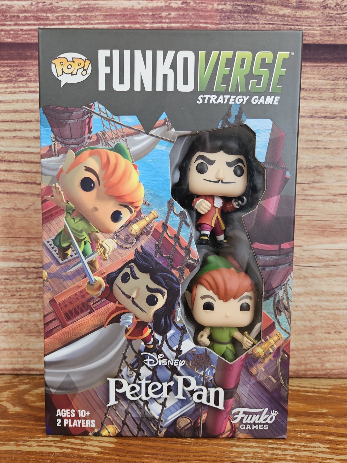 Funko Pop! Games Funkoverse Disney Peter Pan & Hook 100 Limited Edition Open Box
