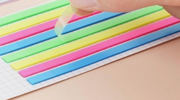 320 pc Transparent Mahjong Line Finder Highlighter Tape – Durable Stickers