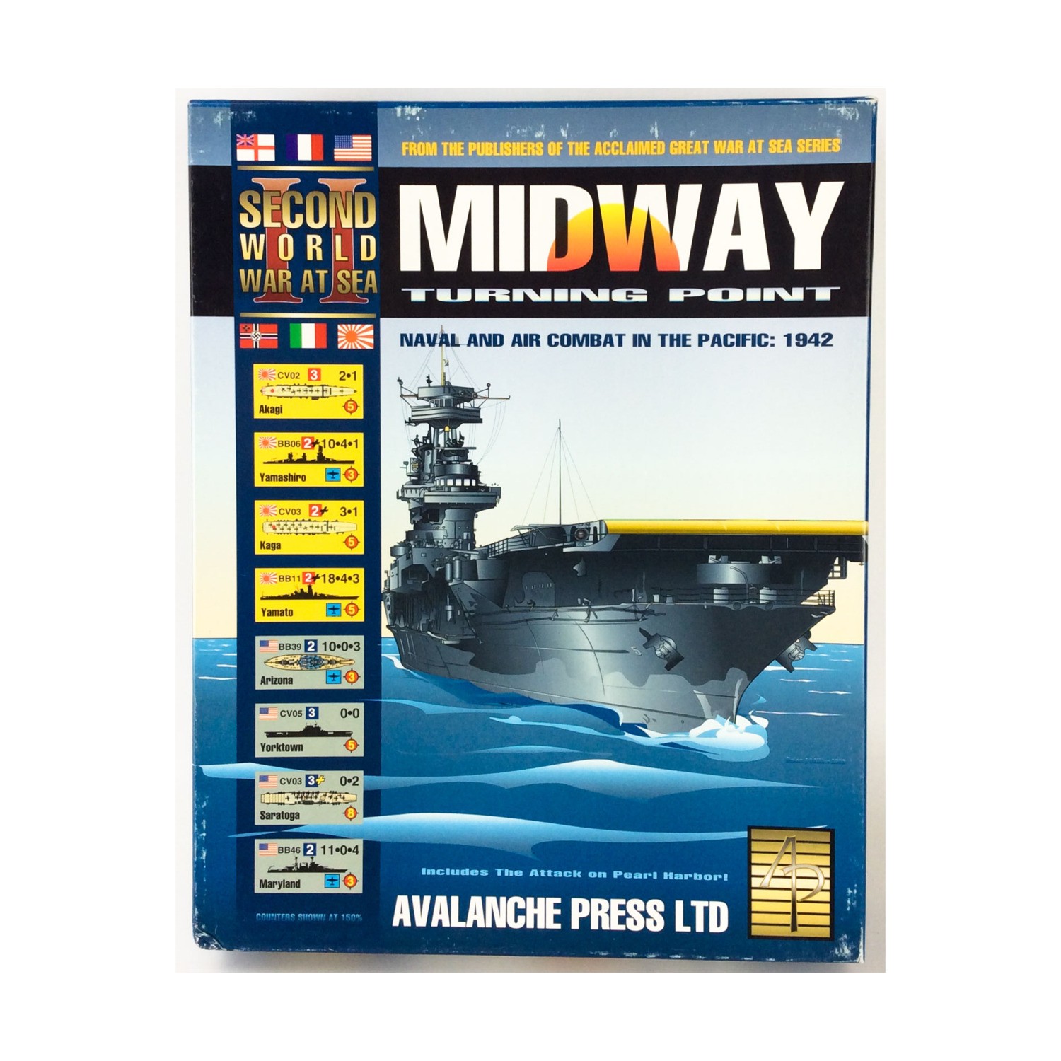 2nd World War at Sea Midway (1st) Box VG+/NM