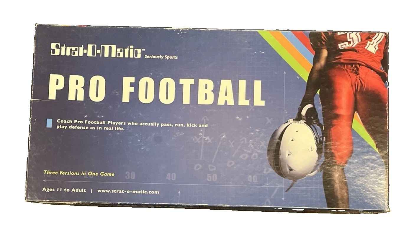 2011 Strat-O-Matic Pro Football Board Game Starter Selector – Includes all Teams