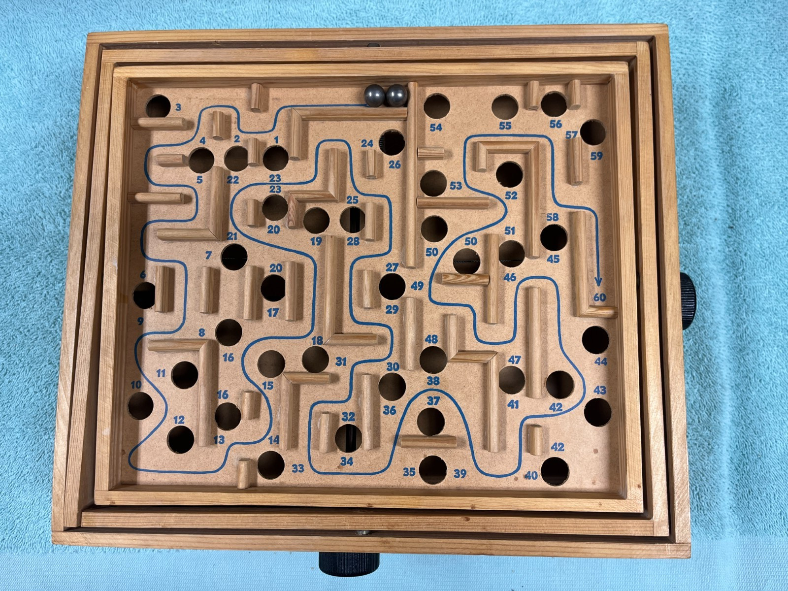 Brio Labyrinth Wooden Maze Game Model 31804 with Original Box & Balls Sweden