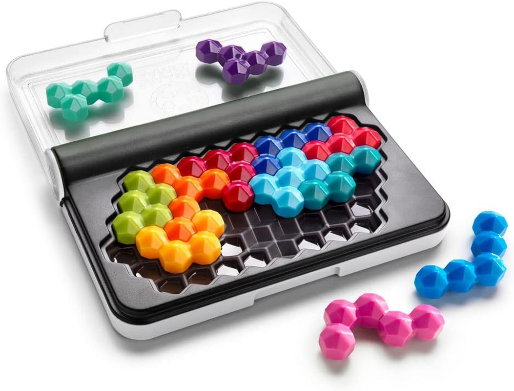 Smartgames IQ Six Pro Travel Game for Kids and Adults, a Skill-Building Brain Ga