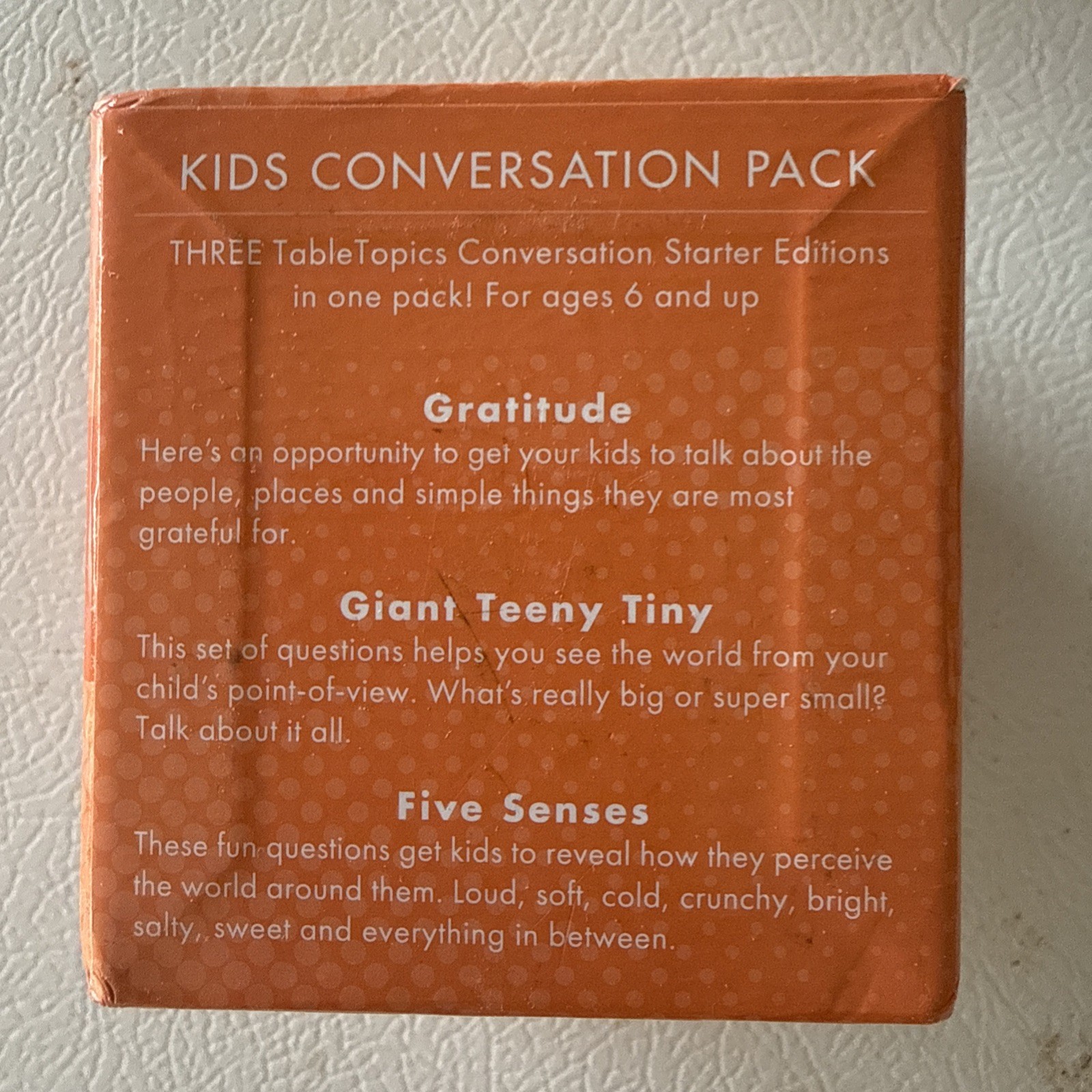 TableTopics Kids Conversation 3 Pack 120 Questions To Start Great Conversations!