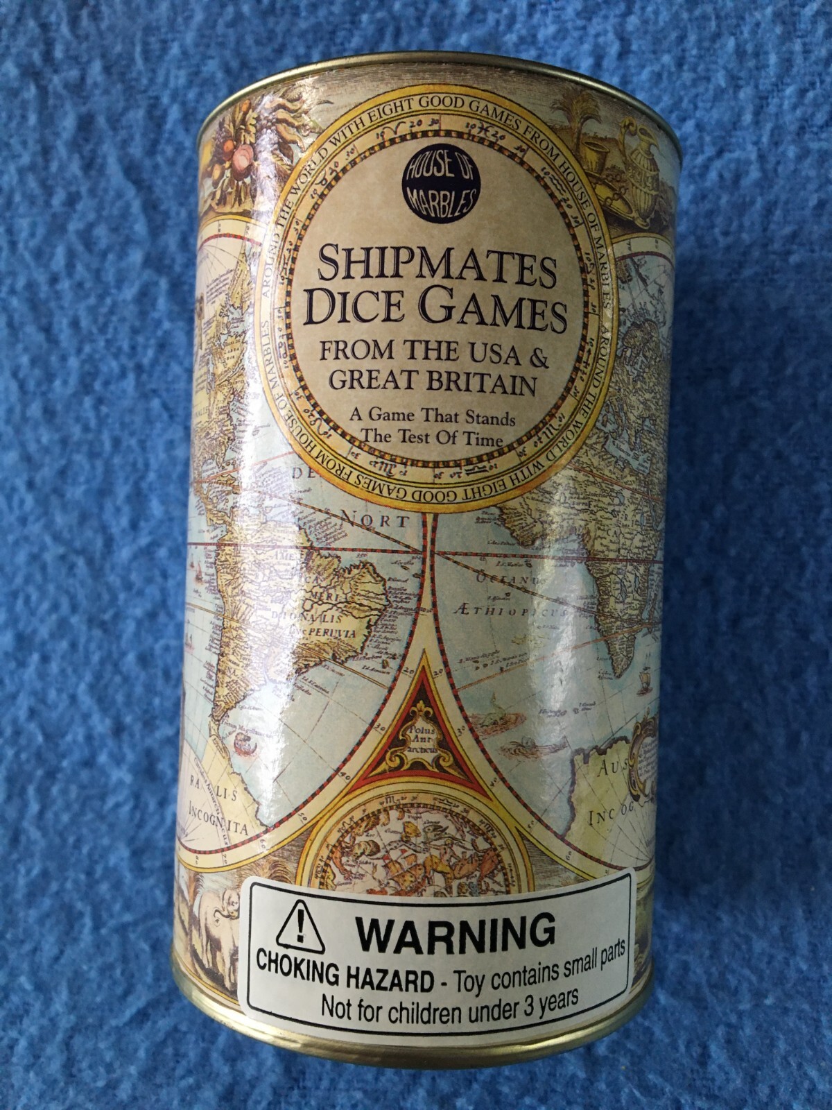 SHIPMATES DICE GAMES 8 USA Great Britain House of Marbles Complete