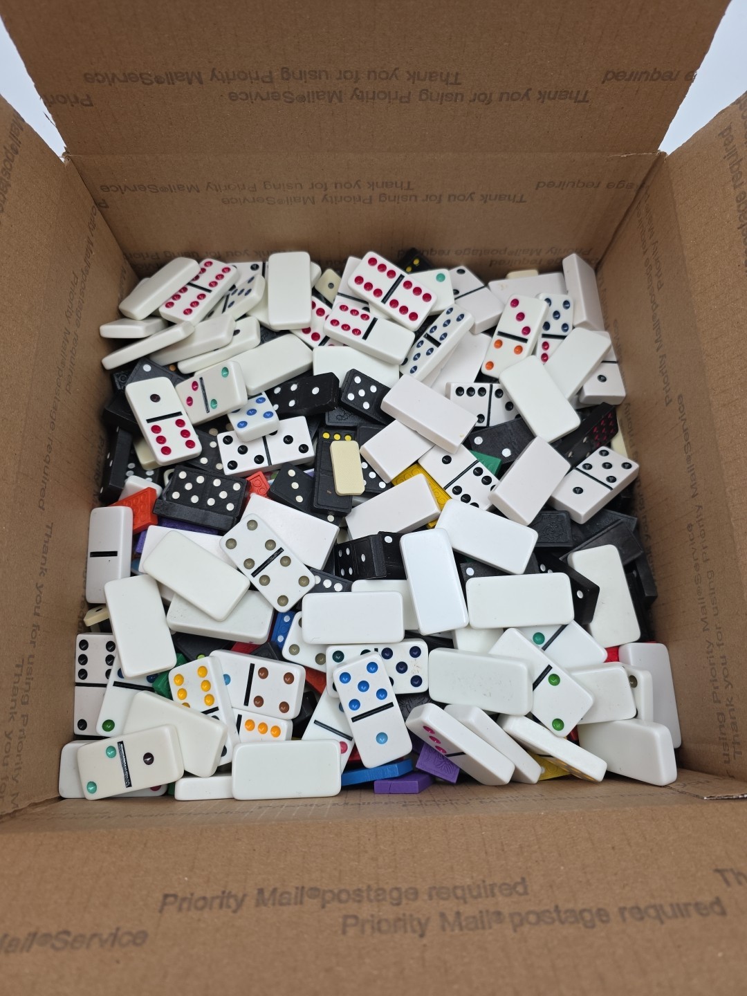 16 LB Domino Lot: Bulk Mixed Dominos Huge Wholesale Game Tile Collection #4