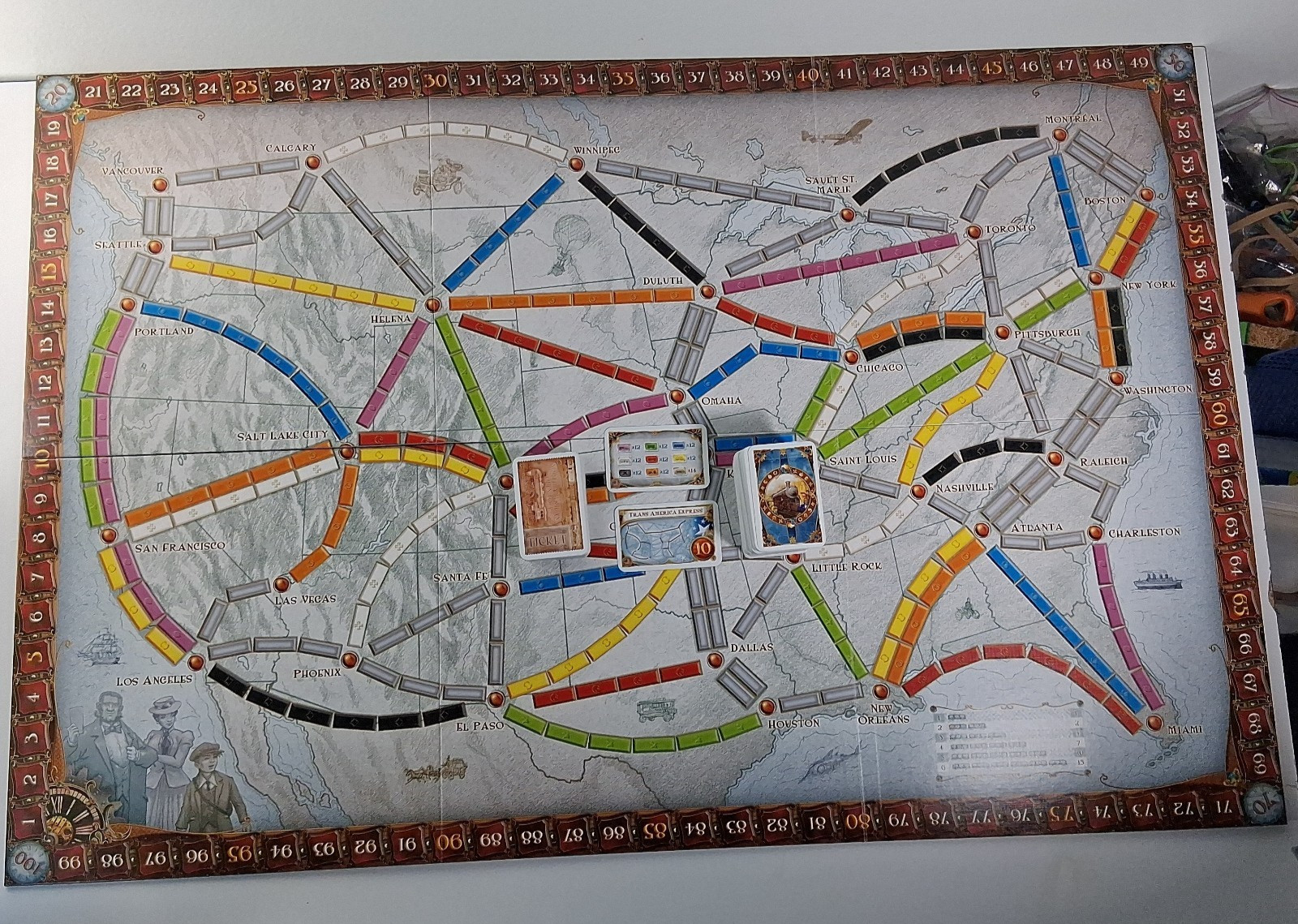Days of Wonder Ticket To Ride by Alan R. Moon Train Adventure Board Game