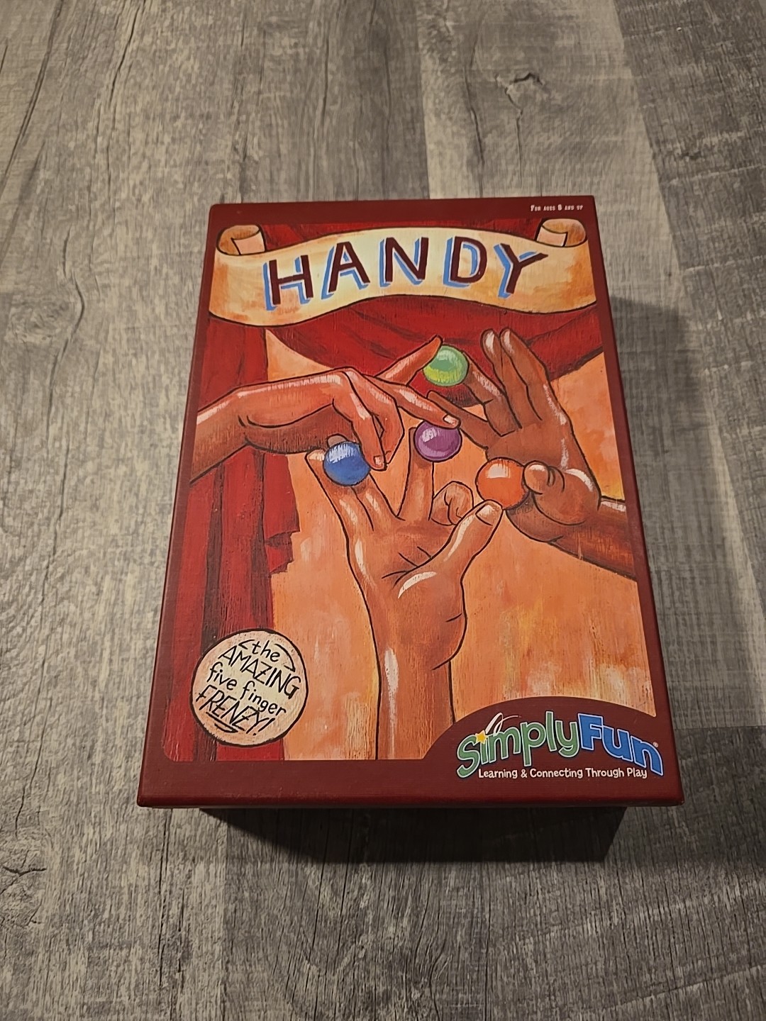 Simply Fun Handy 5 Finger Frenzy Game Hand Eye Coordination Kids Learning