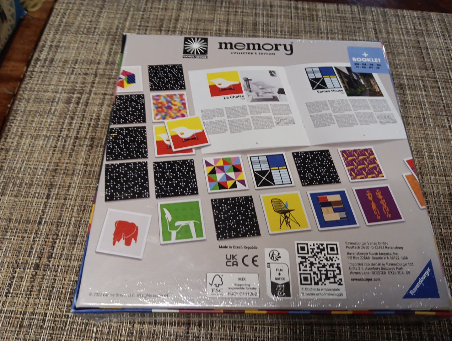 MEMORY Collector’s Edition Card Matching Game by Ravensburger 2022 NEW Sealed