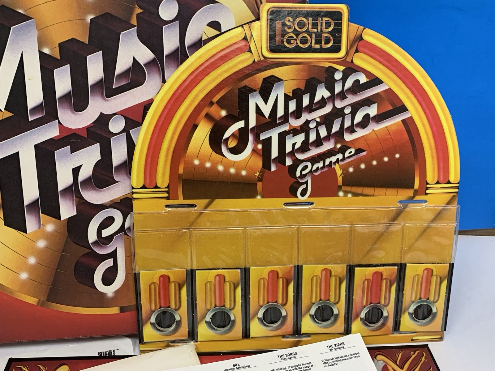 Vintage Solid Gold Music Trivia Game Treasure Trove of Music Trivia Oldies-1984