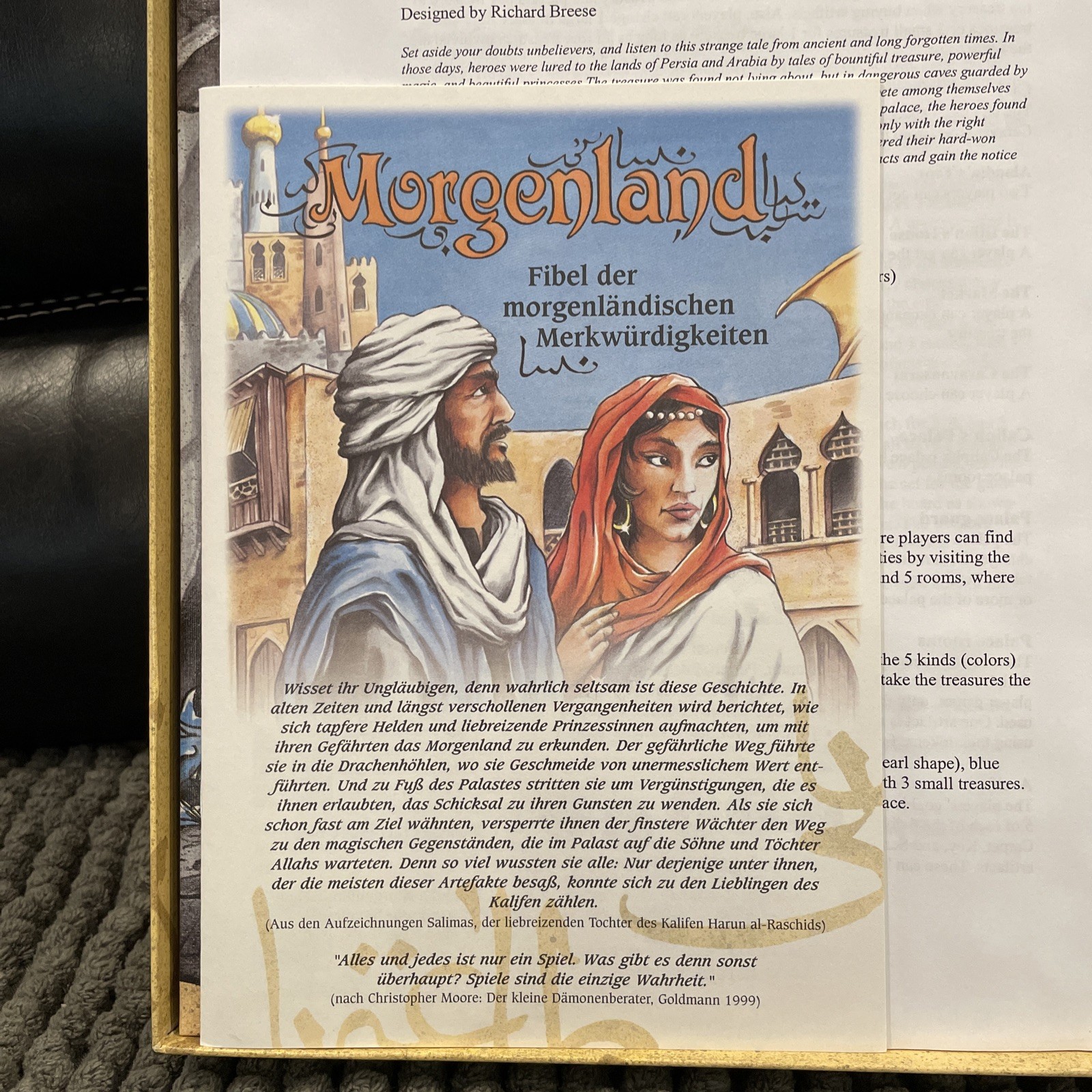 RARE!! Morgenland Game Hans Im Gluck 2000 Includes English Instructions MINT