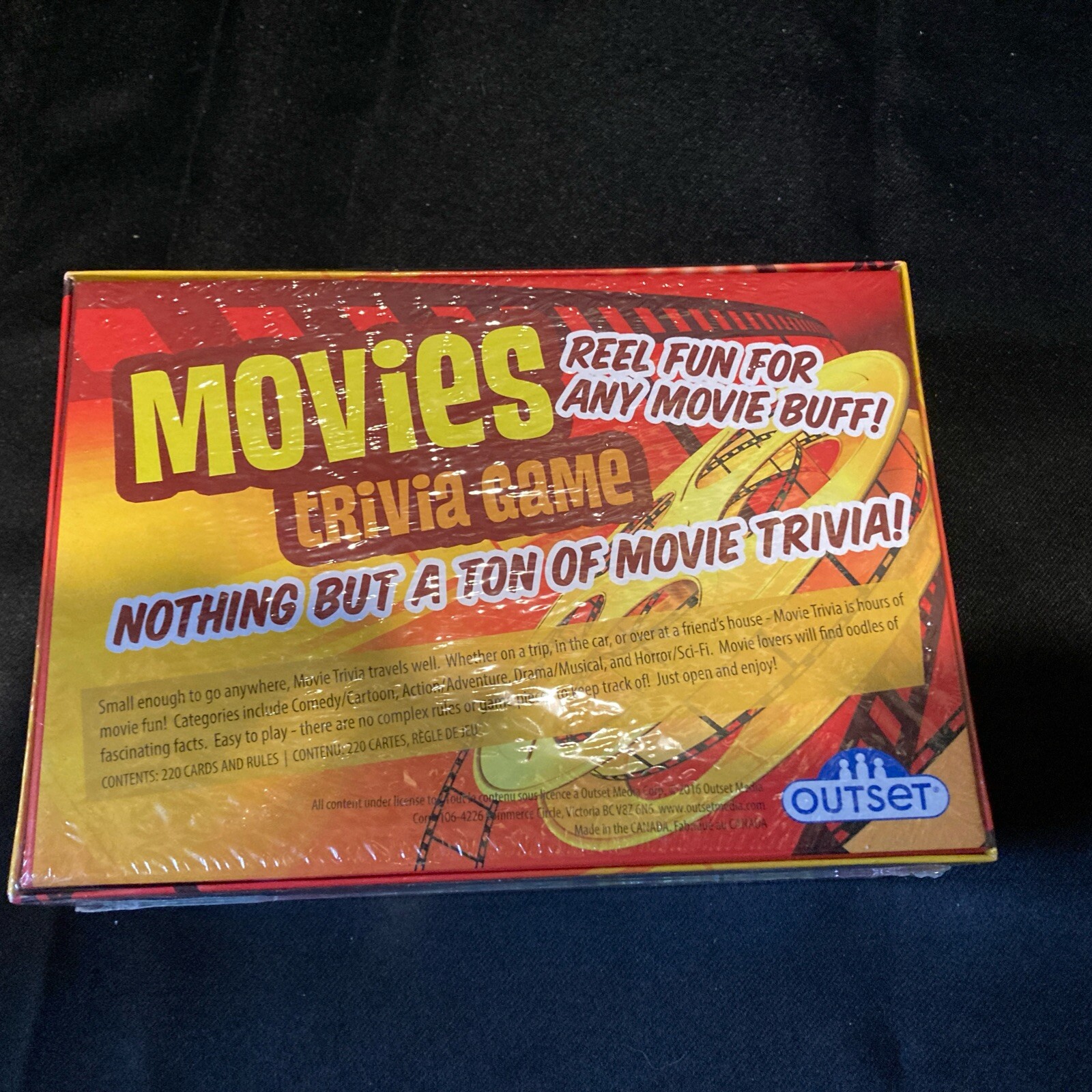 BRAND NEW Movies Trivia Game Outset 2018 SEALED