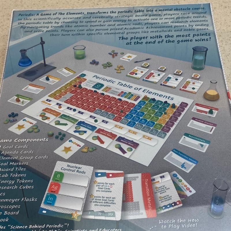 Periodic: A Game of The Elements Genius Board Games Ages 10+ NEW SEALED
