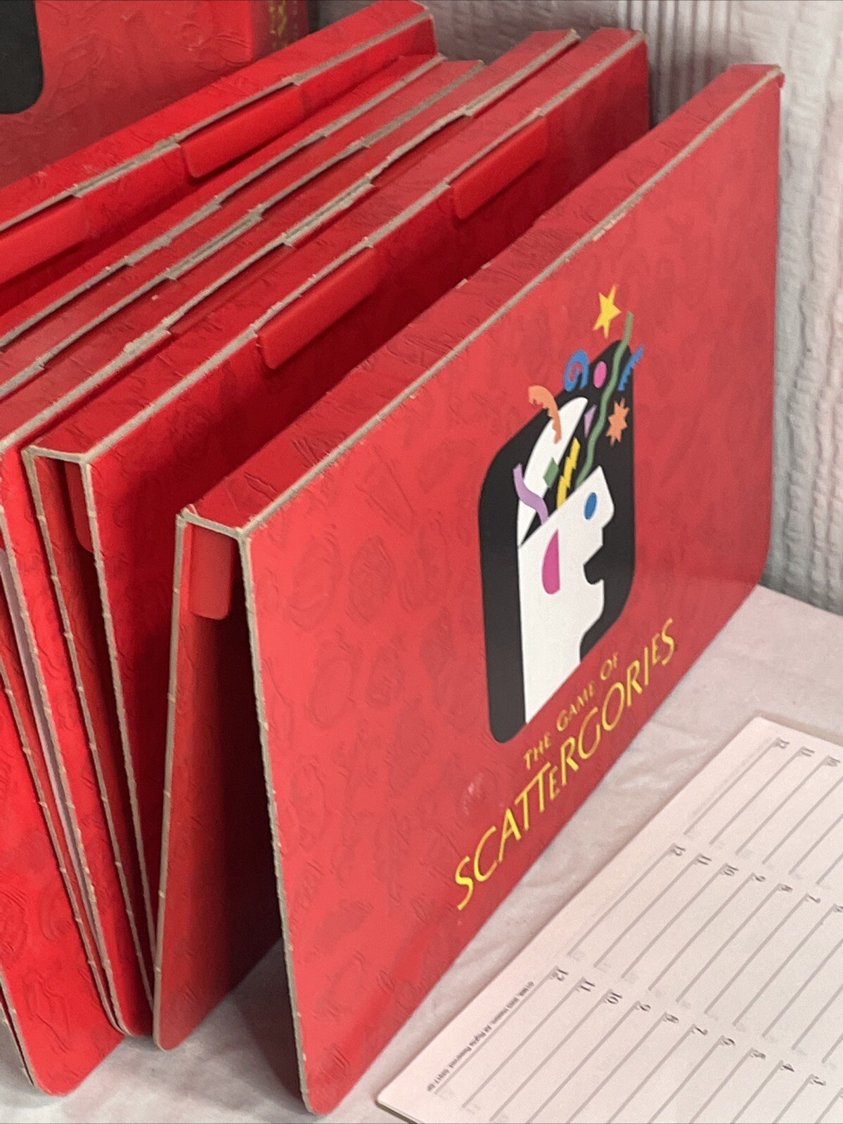 The Game of Scattergories Word Game by Parker Brothers, 2009