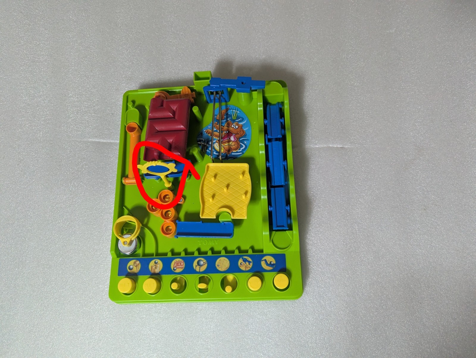 PART: Circle Ring Head Loop Hole TOMY Screwball Scramble Marble Run 2022 Game