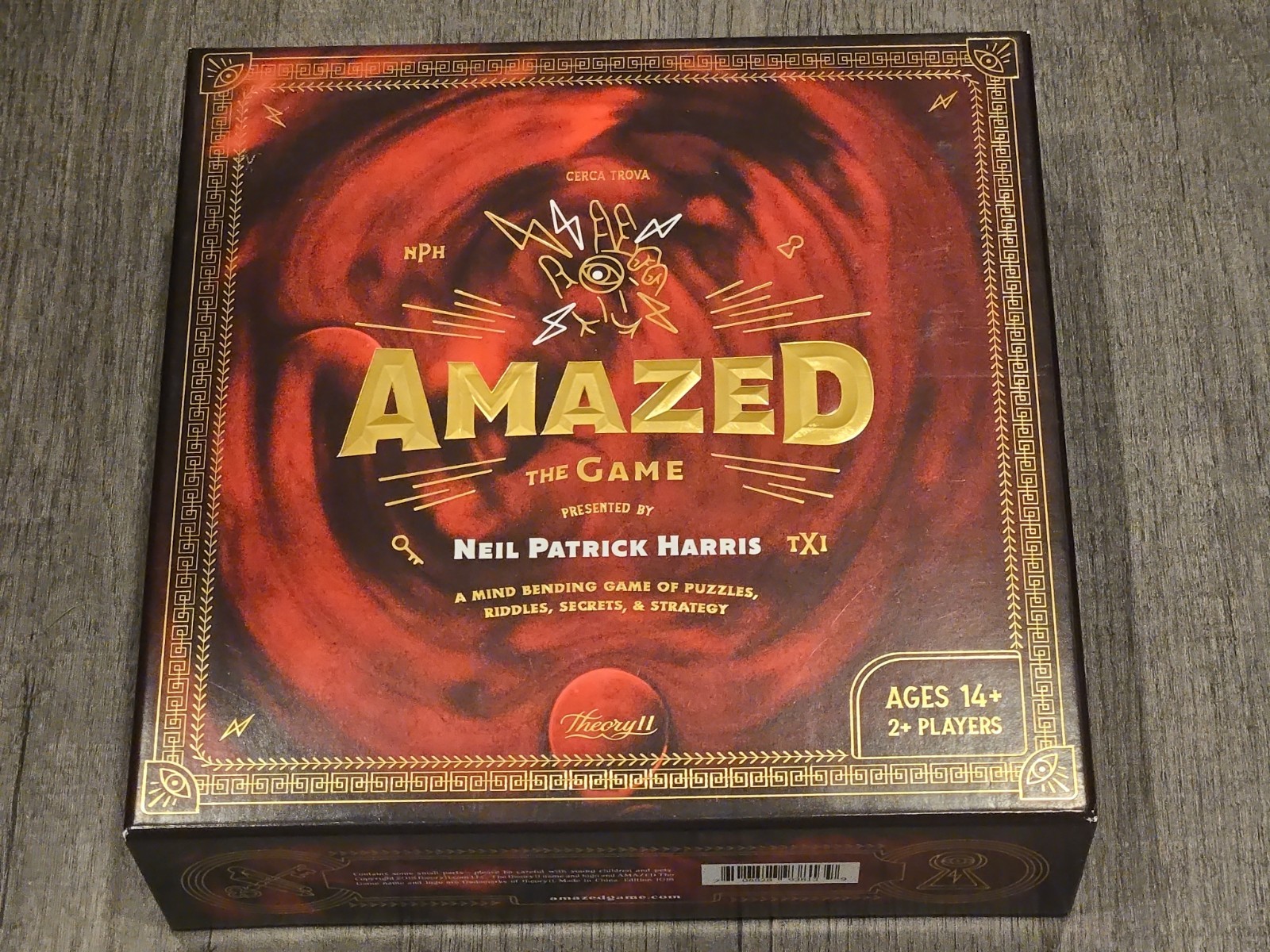 Amazed the Game COMPLETE Theory11 2018 Neil Patrick Harris Puzzles Challenges