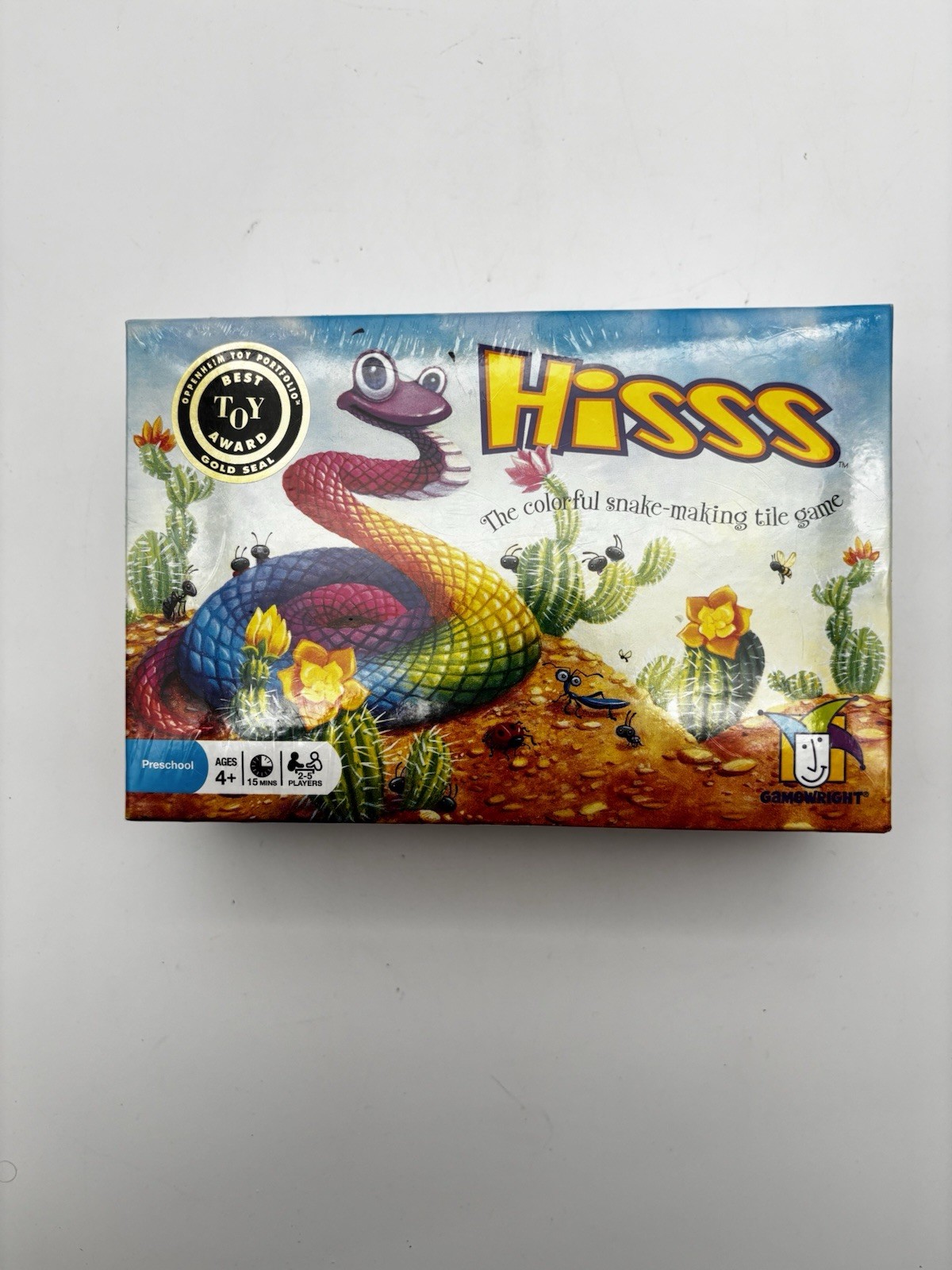 New. HISSS The Colorful Snake Making Tile Matching Game Gamewright. New. Sealed.
