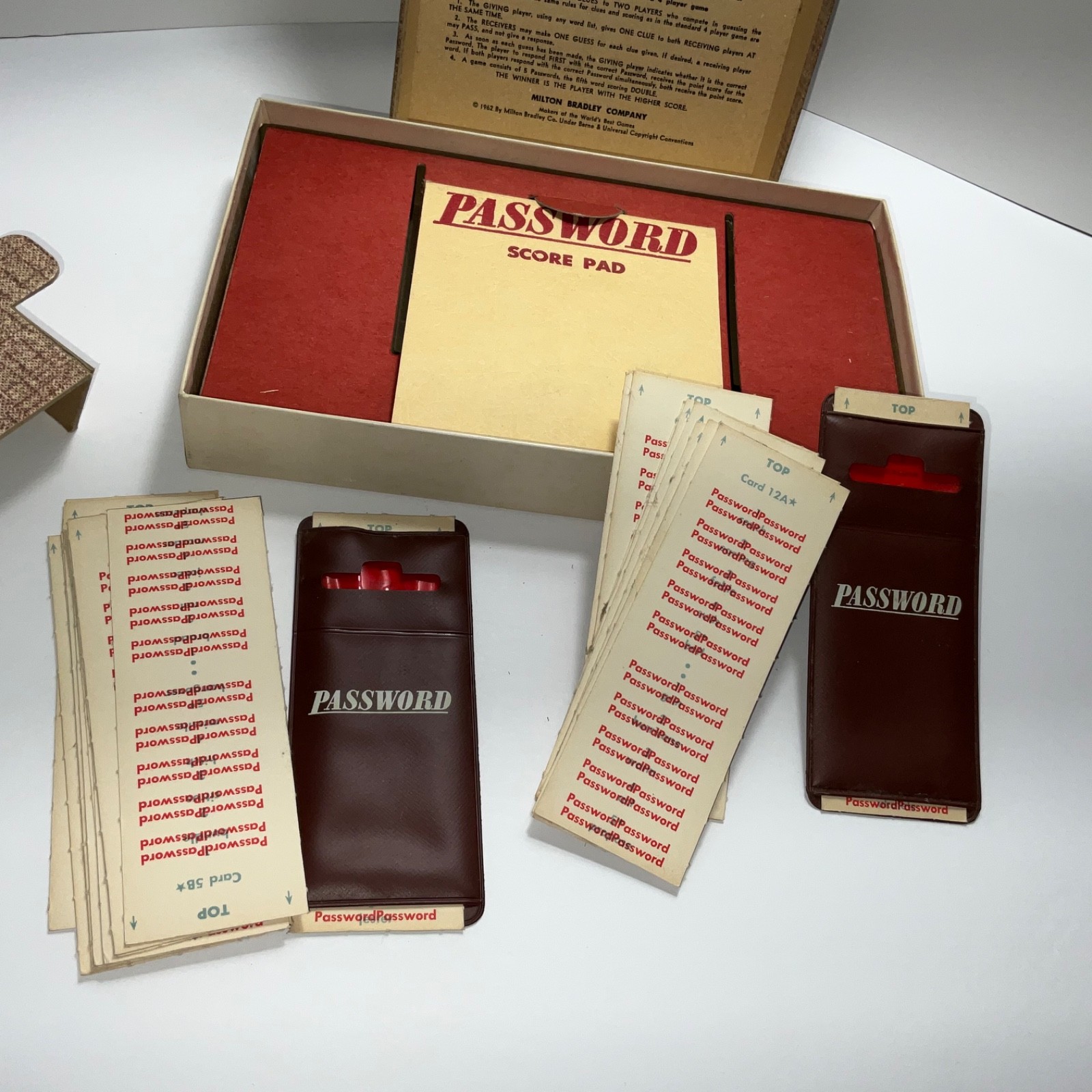 Vintage 1962 Milton Bradley Password Game #4260 COMPLETE Made In USA