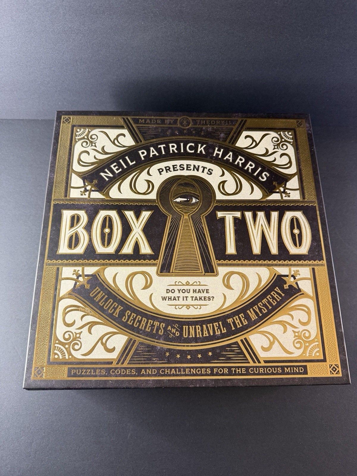 Box Two Puzzle Game By Neil Patrick Harris – FULLY RESET AND COMPLETE! 1+ Player
