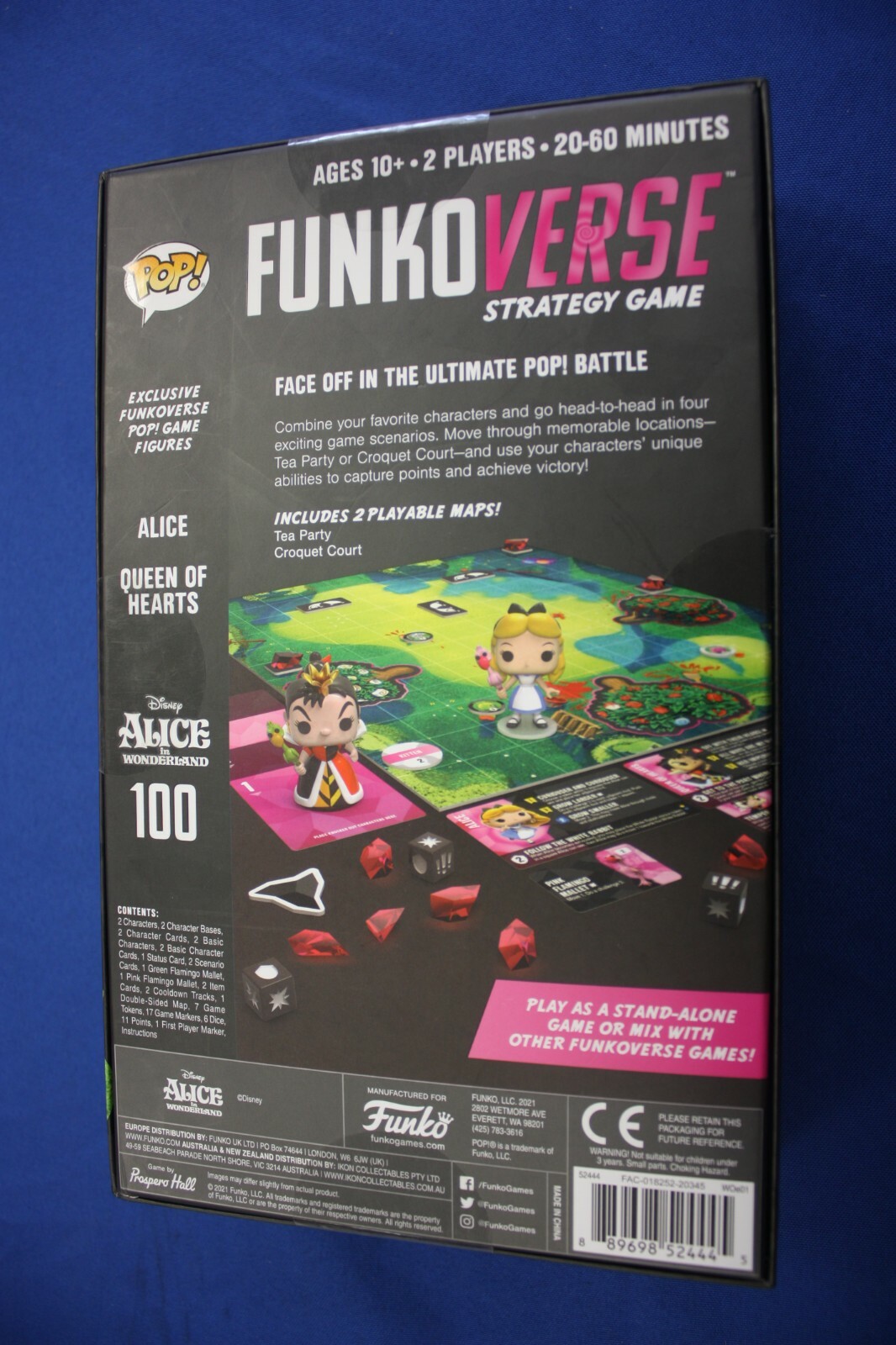 Funkoverse Alice In Wonderland Disney Strategy Game New in Box