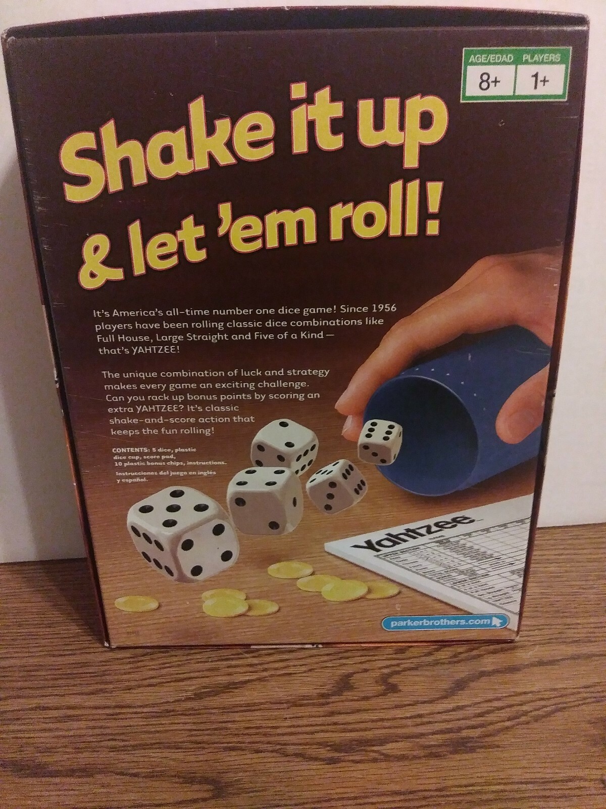 Yahtzee Game 8+ 1 or More Players 1998 Word Games