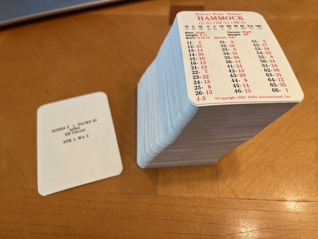 APBA 2003 BASEBALL SET OF XB’s only 300 cards