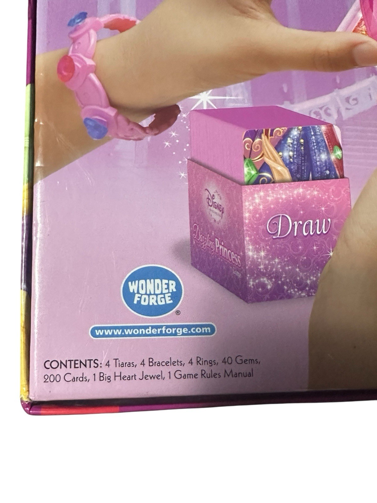 DAZZLING DISNEY PRINCESS Jewelry Tiara Game Missing One Ring