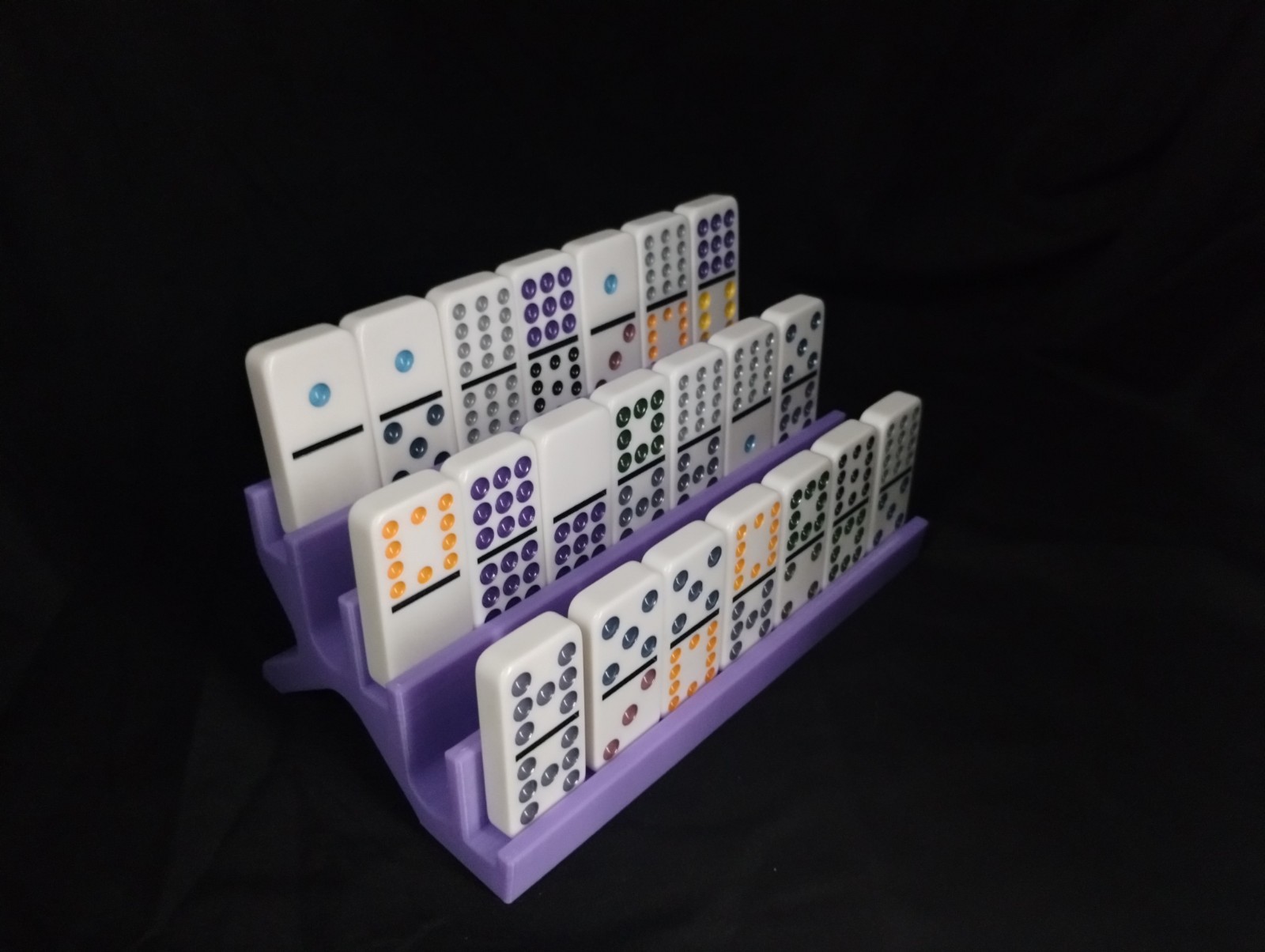 Domino Holder Trays Rack Set of 4