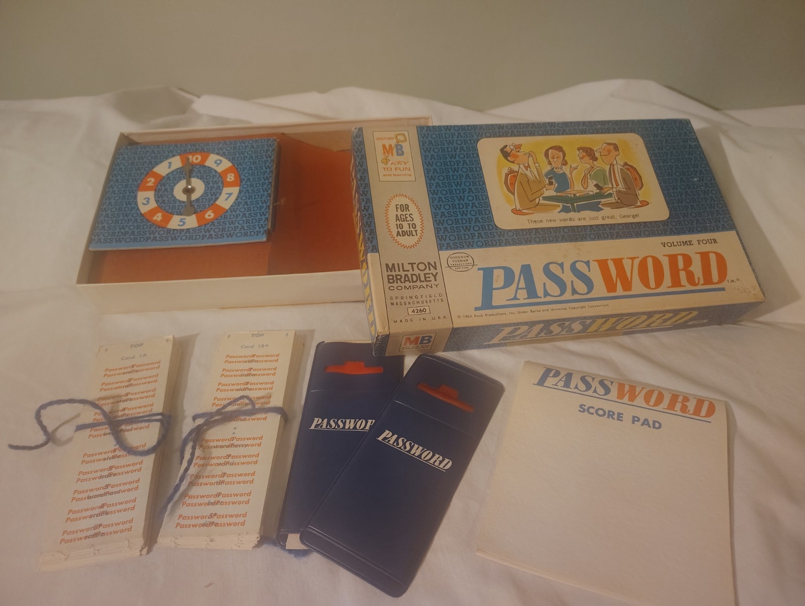 Vintage 1964 PASSWORD Game by Milton Bradley