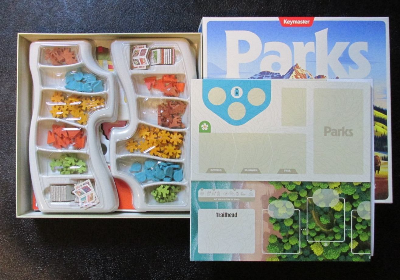 Keymaster Games: Parks 2nd Edition – Board Game – Punched otherwise New