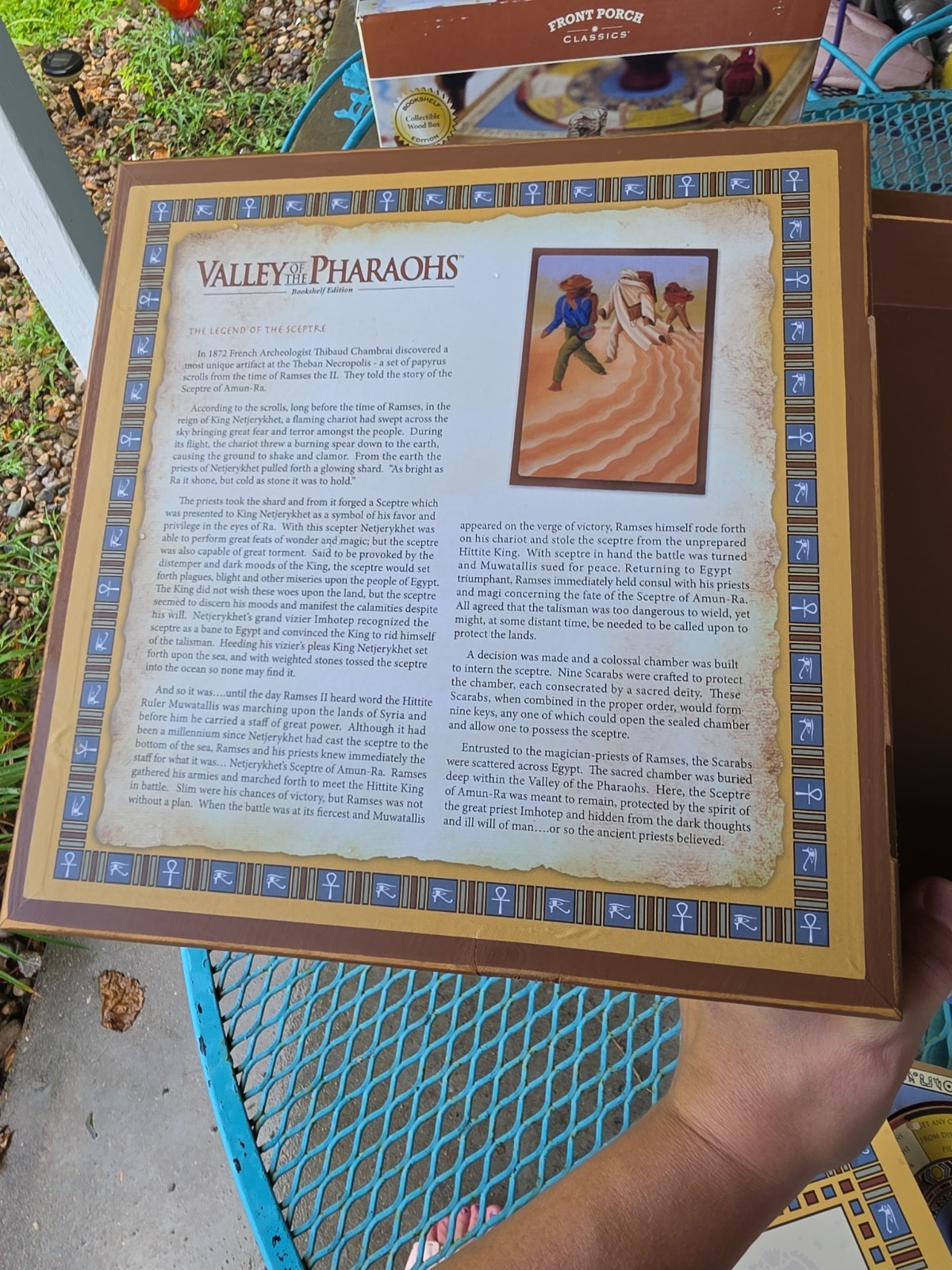 Front Porch Classics VALLEY OF THE PHARAOHS Bookshelf Edition — COMPLETE RARE