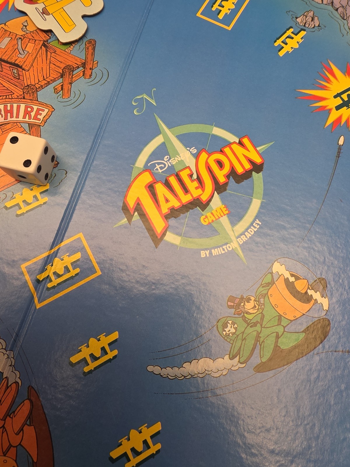 Disney Tale Spin Board Game 1991 No Box Complete Rare