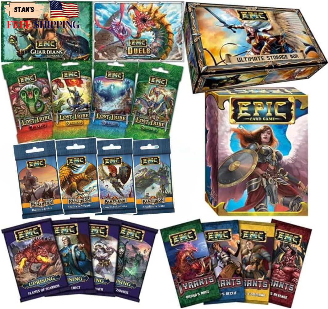 Epic Card Game Bundle: Base Set Guardians of Gowana Duels Boxed Sets Plus 4 L…