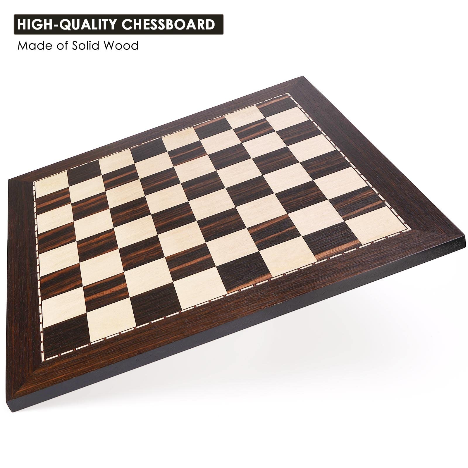 AMEROUS 19 Inches Professional Wooden Tournament Chess Board with 2.0″ Square…