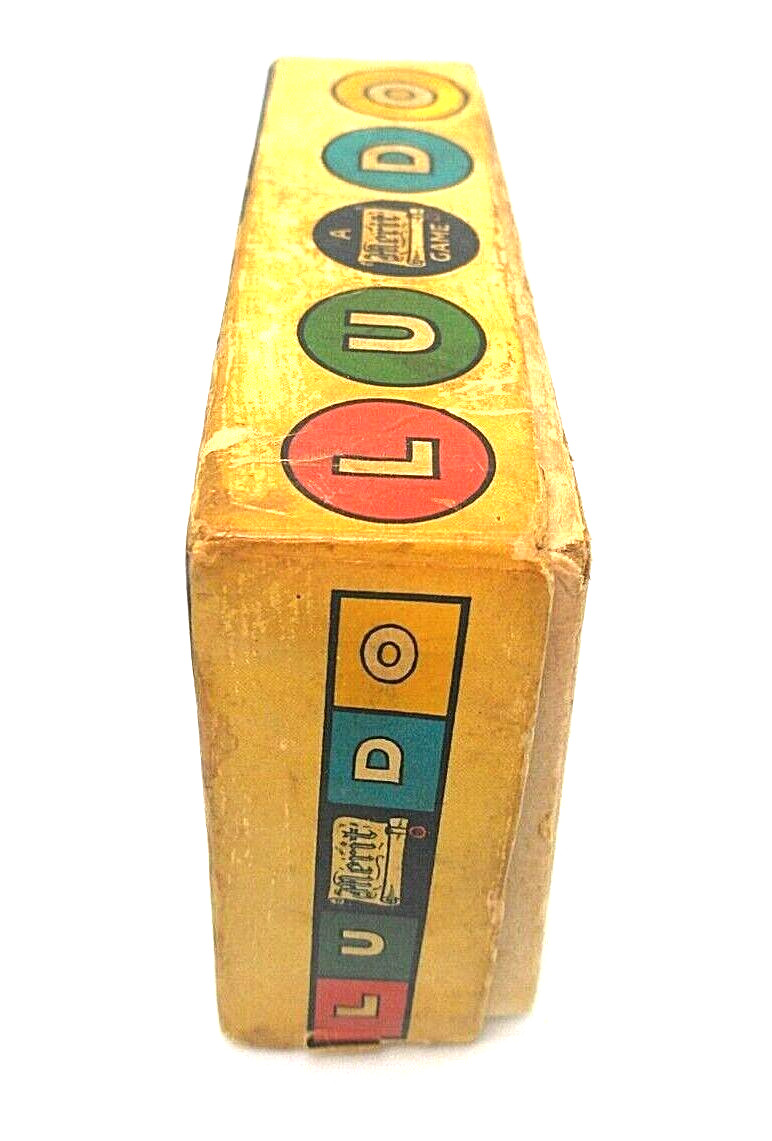 Vintage LUDO MERIT GAME /J&L Randall Ltd./ Made in England GREAT GRAPHICS!!!