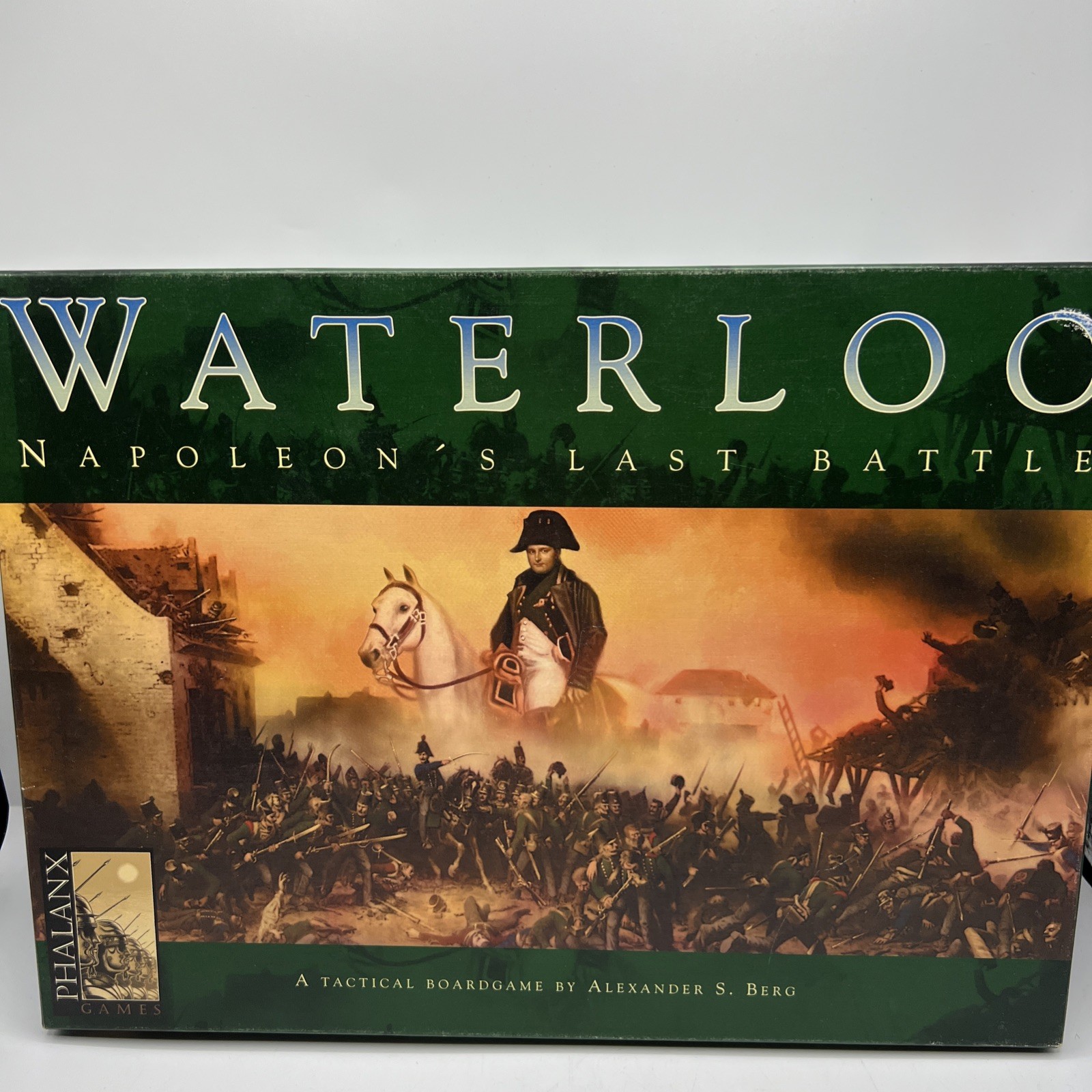 Waterloo Napoleon’s Last Battle Board Game by Alex Berg 2001 Complete In Box!