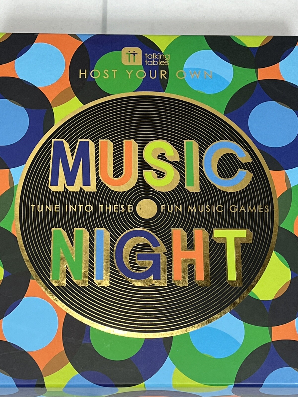 Complete! Talking Tables Host Your Own Music Night Board Game, Trivia Kazoo Game