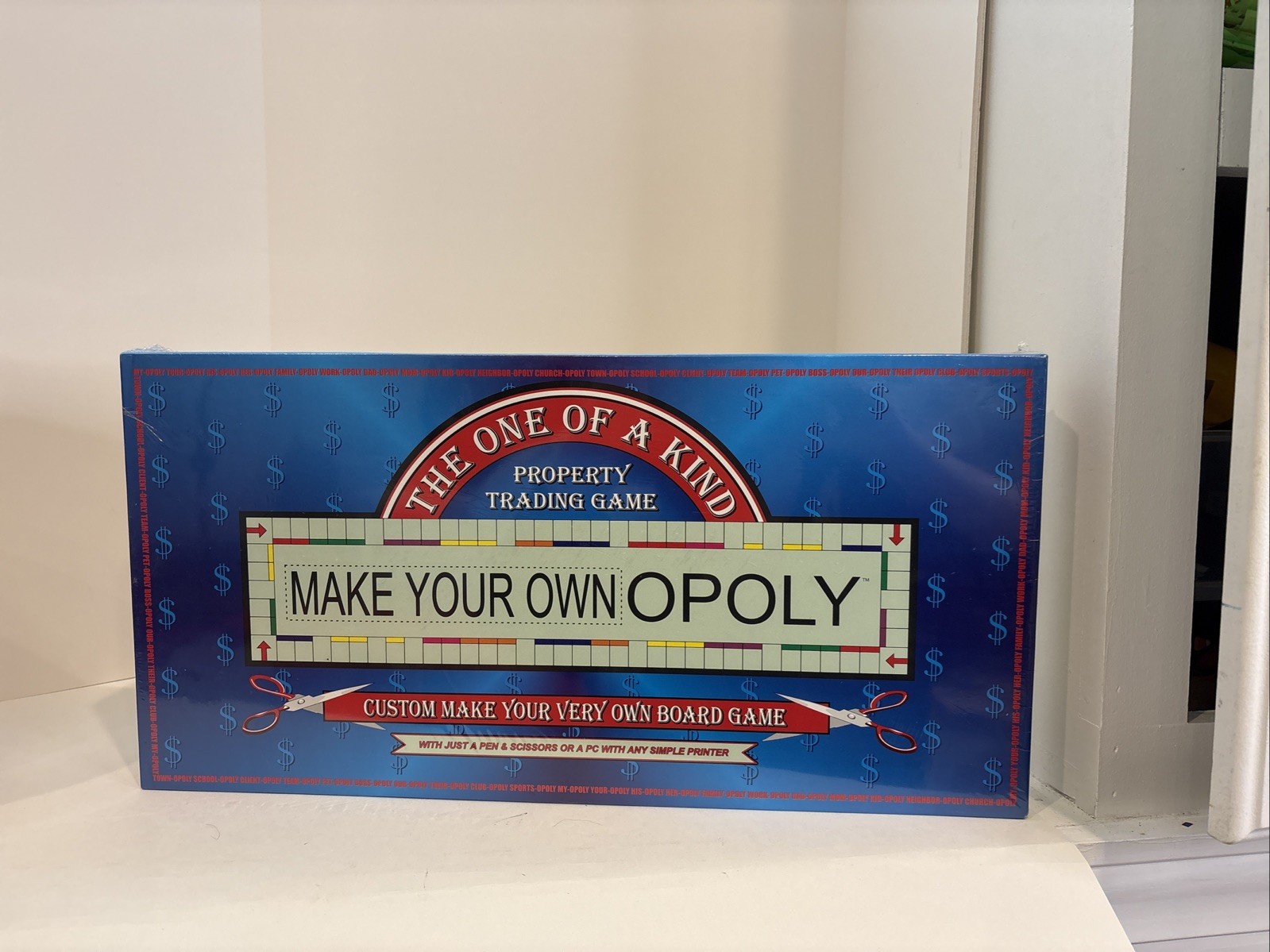 Monopoly Make Your Own Opoly The Vintage Board Game TDC Games.SEALED/NEW Unique