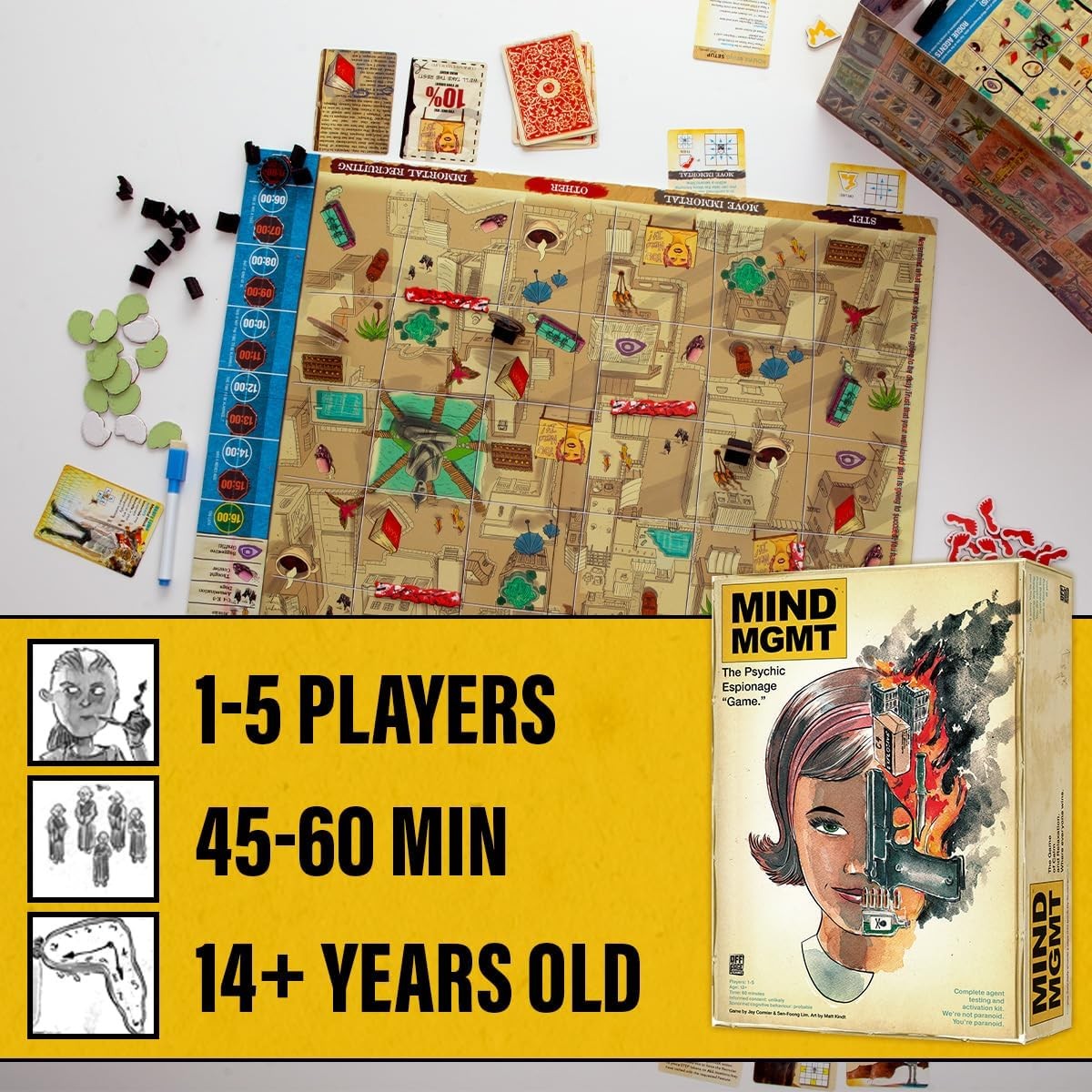 Mind MGMT: The Psychic Espionage Game by Off The Pages Games – SEALED