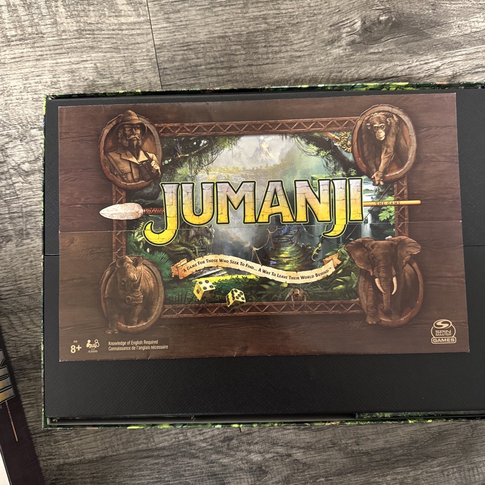 Jumanji The Game Classic Adventure Board Game Spin Master Games 2021.