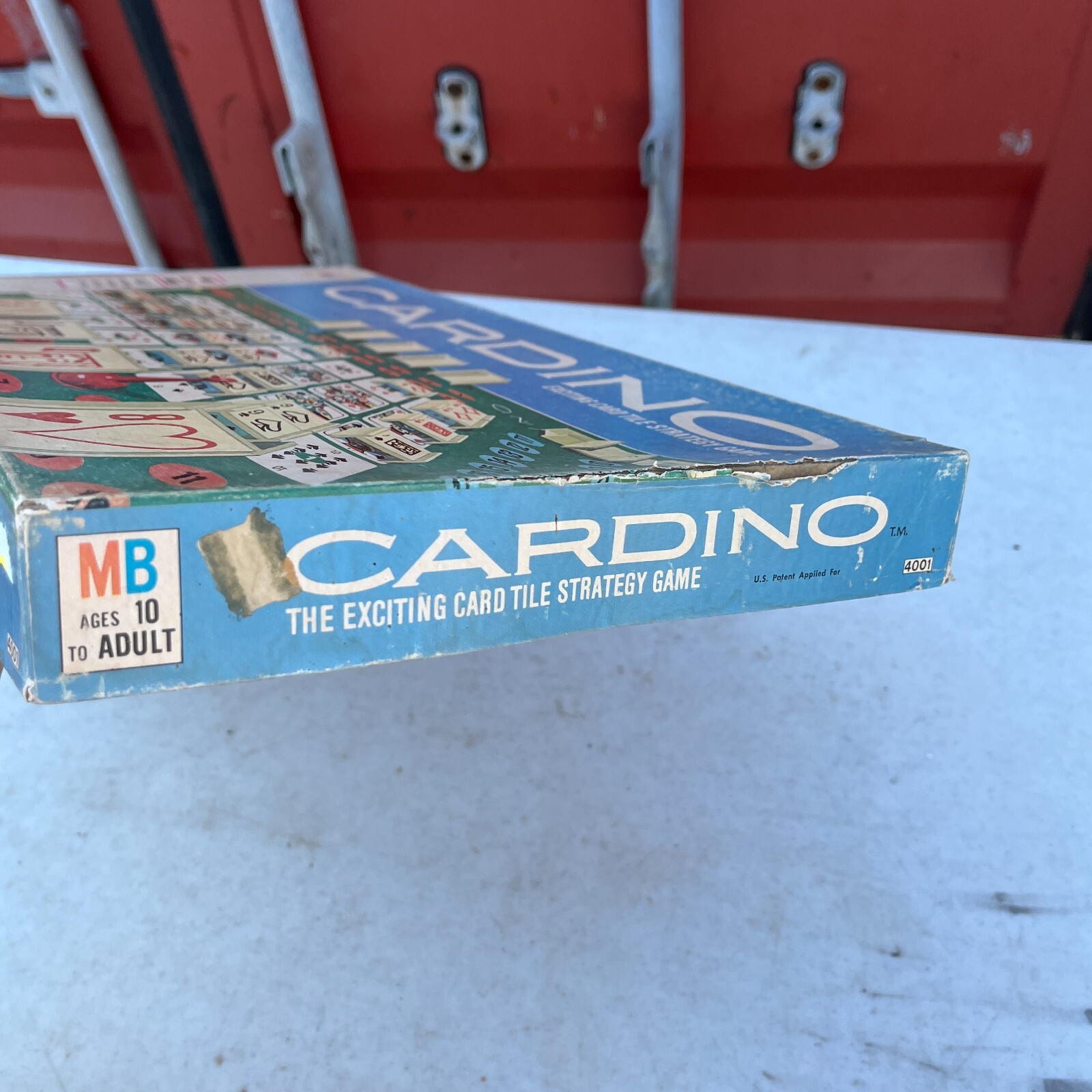 Vintage 1970 Milton Bradley CARDINO Exciting Card Tile Strategy Game COMPLETE