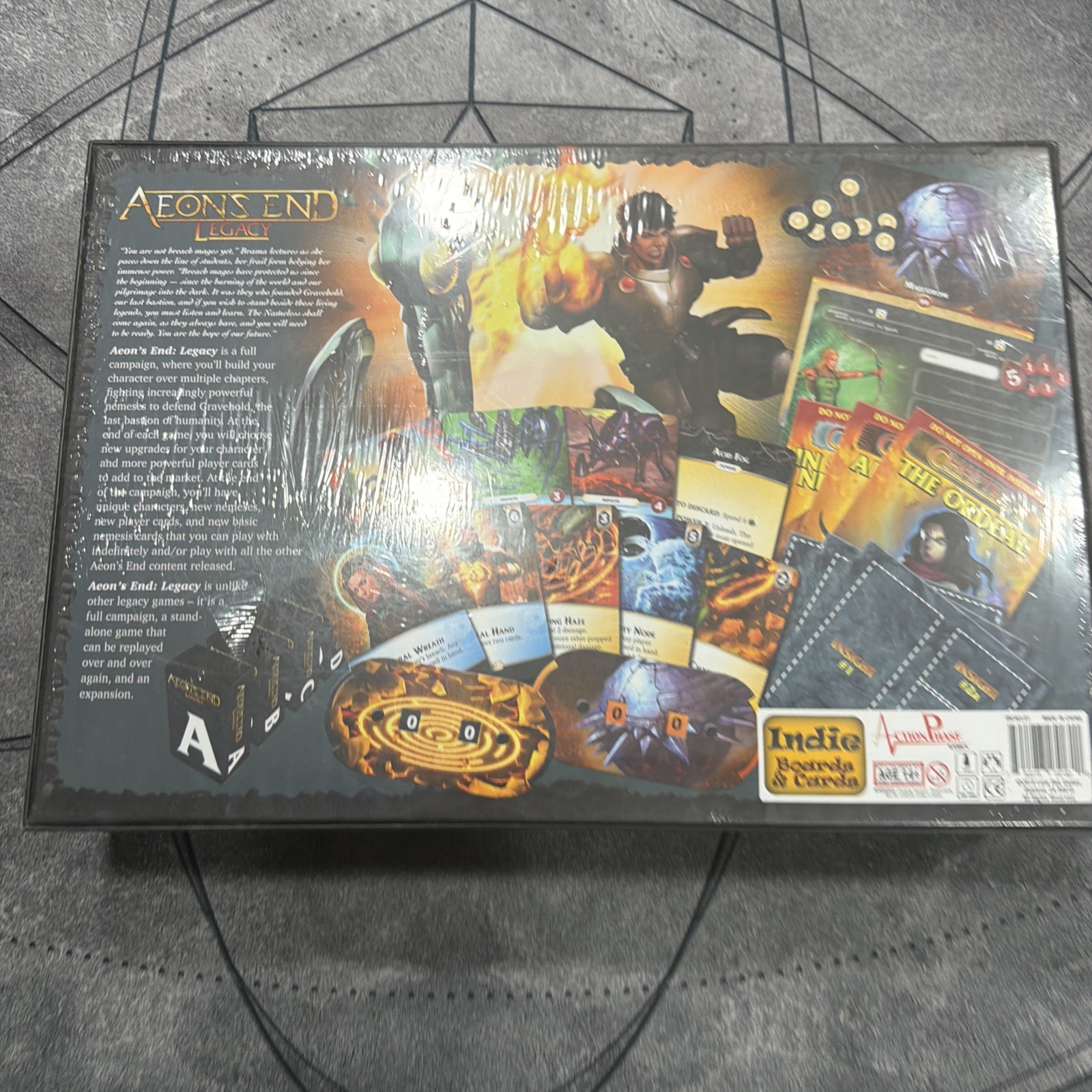 Aeon’s End Legacy Co-Op Deck-Building Fantasy Board Game New Indie Boards Cards