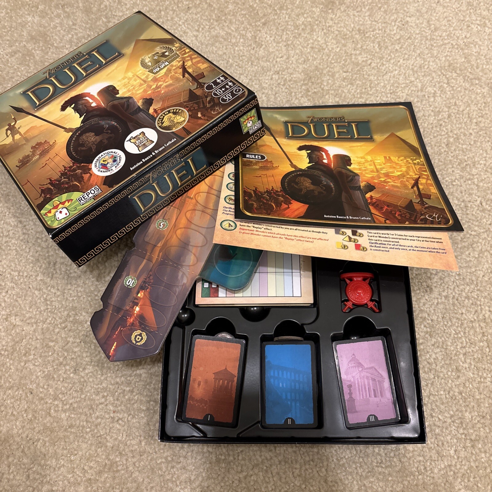7 Wonders Duel Board Game Complete Repos Production 2015