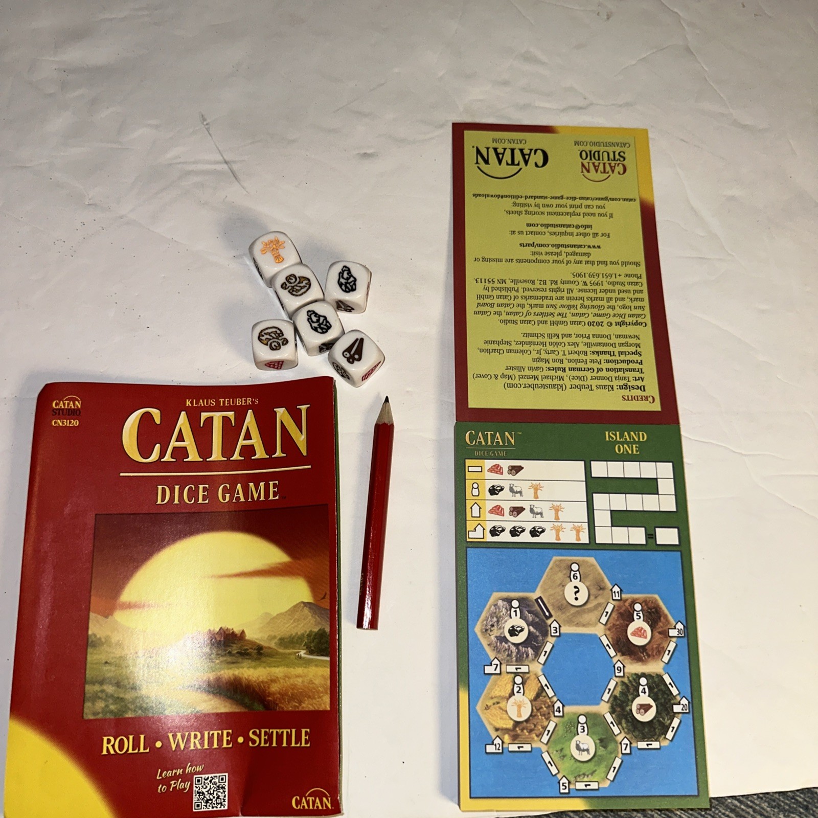 Catan Dice Game By Klaus Teuber’s 3120 Brand New Sealed Settlers Of Catan